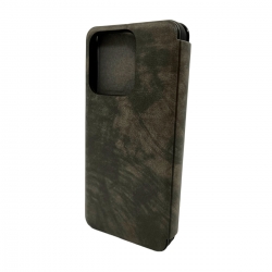 Чохол для смартфона Leather Premium for Xiaomi Redmi Note 14 4G (Europe version) Grey