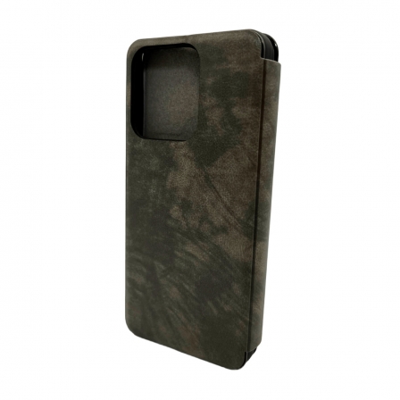 Чохол для смартфона Leather Premium for Xiaomi Redmi Note 14 4G (Europe version) Grey