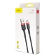 Кабель Baseus cafule Cable USB For Micro 2A 3m Red+Black