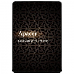 Накопичувач SSD Apacer AS340X 120GB 2.5" 7mm SATAIII 3D NAND Read/Write: 550/520 MB/sec