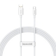 Кабель Baseus Superior Series Fast Charging Data Cable USB to Type-C 100W 1.5m Moon White