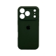 Чохол для смартфона Silicone Full Case AA Camera Protect for Apple iPhone 17 Pro Max 31,Dark Green