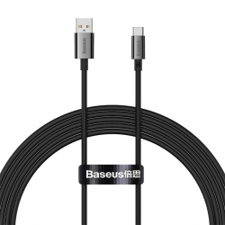 Кабель Baseus Superior Series Fast Charging Data Cable USB to Type-C 100W 2m Cluster Black
