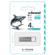 Флеш-накопичувач Wibrand USB 2.0 Shark 4Gb Silver