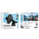 Автотримач для телефона BOROFONE BH134 Rio push-type car holder (center console) Black
