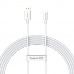 Кабель Baseus Superior Series Fast Charging Data Cable USB to Type-C 100W 2m Moon White