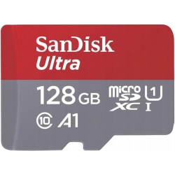 Карта пам'яті microSDXC (UHS-1) SanDisk Ultra 128Gb class 10 A1 (140Mb/s) (adapter SD) Imaging Packaging