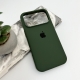 Чохол для смартфона Silicone Full Case AA Open Cam for Apple iPhone 17 Pro Max 31,Dark Green