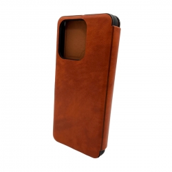 Чохол для смартфона Leather Premium for Xiaomi Redmi Note 13 4G Brown