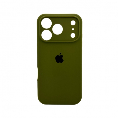 Чохол для смартфона Silicone Full Case AA Camera Protect for Apple iPhone 17 Pro 29,Army Green