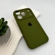 Чохол для смартфона Silicone Full Case AA Camera Protect for Apple iPhone 17 Pro 29,Army Green