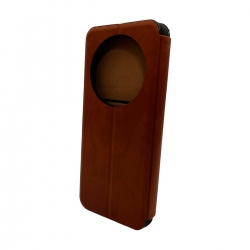 Чохол для смартфона Leather Premium for Xiaomi Redmi 14C / Poco C75 Brown