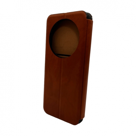 Чохол для смартфона Leather Premium for Xiaomi Redmi 14C / Poco C75 Brown