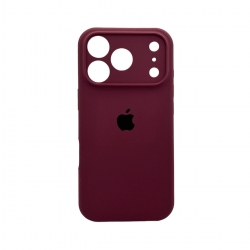 Чохол для смартфона Silicone Full Case AA Camera Protect for Apple iPhone 17 Pro Max 35,Maroon