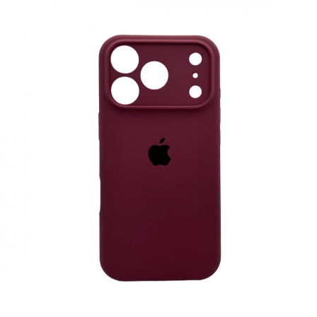 Чохол для смартфона Silicone Full Case AA Camera Protect for Apple iPhone 17 Pro Max 35,Maroon