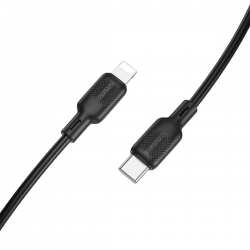 Кабель BOROFONE BX113 Lenny PD silicone charging data cable iP(L1M) Black