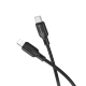 Кабель BOROFONE BX113 Lenny PD silicone charging data cable iP(L1M) Black