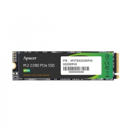 Накопичувач SSD M.2 Apacer AS2280P4X 512GB 2280 PCIe 3.0x4 NVMe 3D NAND Read/Write: 2100/1500 MB/sec