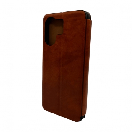 Чохол для смартфона Leather Premium for Xiaomi Redmi 13C / Poco C65 Brown
