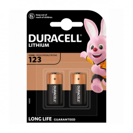 Батарейка Duracell CR123 (2шт)
