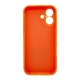 Чохол для смартфона Silicone Full Case AA Camera Protect for Apple iPhone 17 34,Papaya