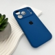 Чохол для смартфона Silicone Full Case AA Camera Protect for Apple iPhone 17 Pro 16 Pro,Blue