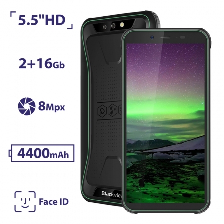 

Blackview BV5500 Green, Зелёный