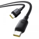 Кабель USB Type-C Baseus Silky Series USB Type-C to USB Type-C 100W 1m Black (P10377704113-00)