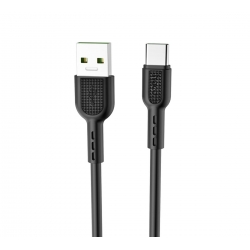 Кабель HOCO X33 Type-C 5A Surge charging data cable Black