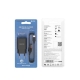 Мережевий зарядний пристрій BOROFONE BA20A Sharp single port charger set(Type-C) 10.5W Black