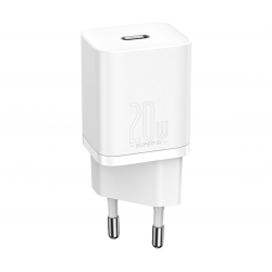 Мережевий зарядний пристрій Baseus Super Si Quick Charger 1C 20W EU White