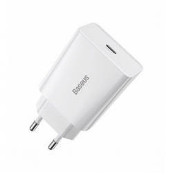 Мережевий зарядний пристрій Baseus Speed Mini Quick Charger 1C 20W EU White