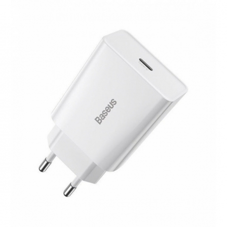 Мережевий зарядний пристрій Baseus Speed Mini Quick Charger 1C 20W EU White