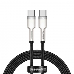 Кабель Baseus Cafule Series Metal Data Cable Type-C to Type-C 100W 2m Black