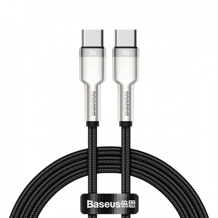 Кабель Baseus Cafule Series Metal Data Cable Type-C to Type-C 100W 2m Black