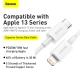 Кабель Baseus Superior Series Fast Charging Data Cable Type-C to iP PD 20W 1.5m White