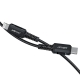 Кабель ACEFAST C4-01 Type-C to iP 3A, 30W, 1.8m, nylon, zinc connectors, Black