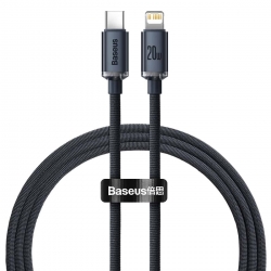Кабель Baseus Crystal Shine Series Fast Charging Data Cable Type-C to iP 20W 1.2m Black