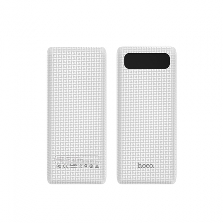 

Внешний аккумулятор Hoco B20A White LCD 20000mAh, Белый