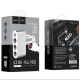 Автомобільний зарядний пристрій HOCO Z13 LCD one-pull-three car charger Silver