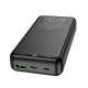 Зовнішній акумулятор HOCO J87A Tacker PD20W+QC3.0 power bank(20000mAh) Black