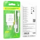 Мережевий зарядний пристрій з кабелем BOROFONE BA72A Spring single port QC3.0 charger set(Type-C) 18W White