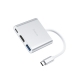 USB-хаб HOCO HB14 Easy use Type-C adapter(Type-C to USB3.0+HDMI+PD) Silver