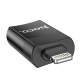 Адаптер HOCO UA17 iP Male to USB female USB2.0 adapter Black