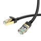 Мережевий кабель HOCO US02 Level pure copper gigabit ethernet cable(L3M) Black