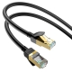 Мережевий кабель HOCO US02 Level pure copper gigabit ethernet cable(L3M) Black