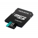 Карта пам'яті microSDXC (UHS-1 U3) A-DATA Premier Pro 256Gb Class 10 V30S A2 (R-100Mb/s W85Mb/s) (adapter SD)