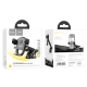 Автотримач для телефона HOCO H5 Integrity one-key car holder(center console) Black