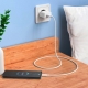 Мережевий зарядний пристрій з кабелем HOCO C106A Leisure single port charger set(Type-C) White