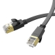 Мережевий кабель HOCO US07 General pure copper flat network cable(L20M) Black